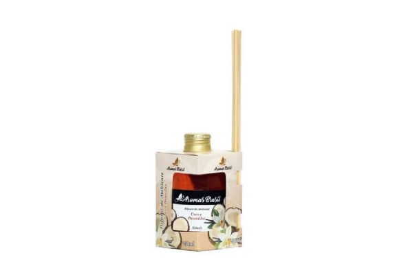 DIFUSOR AROMAS BRASIL 250ML COCO E BAUNILHA REF-547