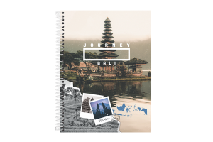 CADERNO JOURNEY 1X1 80F REF-948534