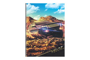 CADERNO VELOZ PAUTADO 96 FOLHAS 200MM X 275MM COD-942723