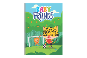 CADERNO BABY FRIENDS 80F REF-948862
