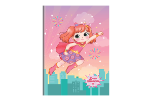 CADERNO DOCE ENCANTO 80F 200MM X 275MM REF-949258