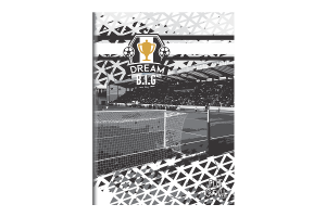 CADERNO FUT GOAL 80F 200MM X 275MM REF-950094