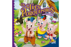 CONTOS CLASSICOS PARA COLORIR- OS TRES PORQUINHOS REF-1162381