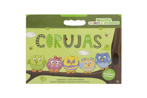MEGAPAD- COLORIR & ATIVIDADES- CORUJAS REF-1158732