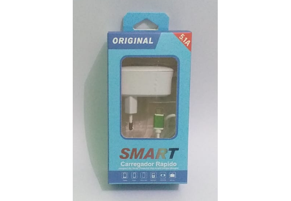 CARREGADOR TURBO  SMART 5.1A REF-O-V8