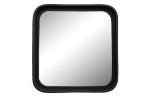 ESPELHO DE VIDRO QUADRADO COM MOLDURA PLASTICA 26X26CM REF-CB1478