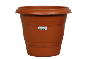 VASO REDONDO N35 MARROM REF-9401