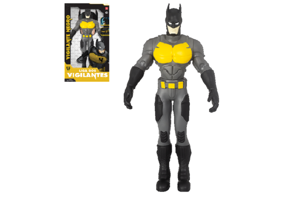 BONECO GRANDE VIGILANTE NEGRO-2 PÇS REF-B243