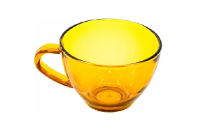 XICARA DE VIDRO MARRON 200ML REF-24091 / UPP02A