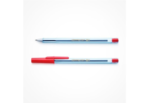 CANETA COMPACTOR VERMELHA COD.002104002