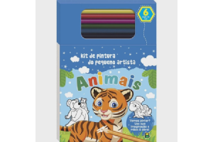 KIT DE PINTURA DO PEQUENO ARTISTA- ANIMAIS REF-1161482
