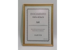 PORTA RETRATO BCO 21X29.7CM REF-FFBZ182092