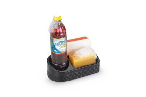 PORTA DETERGENTE C/BASE PRETO REF-133/P