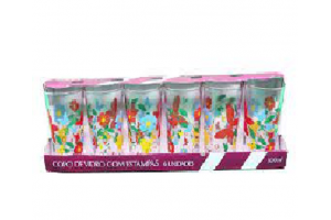COPO DE VIDRO 300ML 6 UN REF-VD82