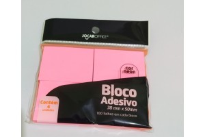 Destaque seu trabalho e mantenha a organização com o Bloco Adesivo Rosa Neon REF-10156 ! Com cores vibrantes e chamativas, ele é perfeito para anotaçõ