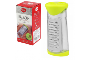 RALADOR DE QUEIJO COMPARTIMENTO PLASTICO ACO INOX REF-CK5281