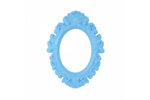 ESPELHO DECORADO PLASTICO 41,5X30CM REF-CK1439