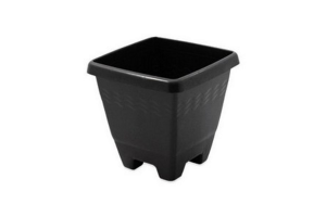 VASO QUADRADO MEDIO PRETO 6,3L REF-19