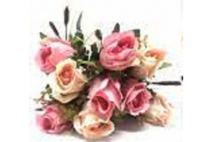 B.ROSA X9 VERMELHO OUTONO LARANJA 30CM REF-41598009