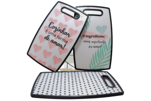 TABUA PLASTICA RETANGULAR 20CM X 30CM DU CHEF BRIS REF-4451 REF-451