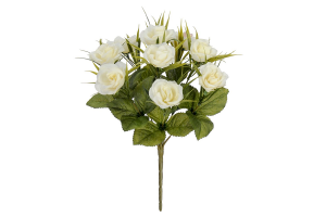 B.ROSA DIANA X9 BRANCO OUTONO 40CM REF-42349010
