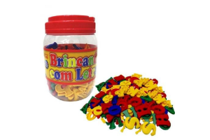 BRINCANDO C/LETRAS C/173 PÇS REF-28021 REF-2802