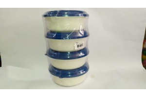 POTE REDONDO C/ 4 PÇS