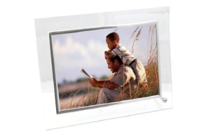 PORTA RETRATO DE VIDRO 13X18CM H REF-DL1160