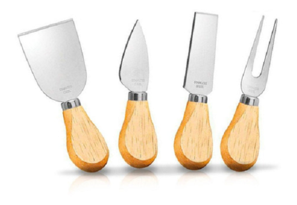 KIT ESPATULA DE QUEIJO 4 PCS REF-GC0202