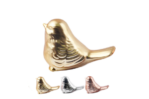 ENFEITE CERAMICA PASSARO 5CM REF-TP1343