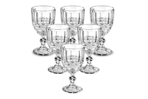 JOGO TACA INFINITI CRISTAL 300ML C/6 PCS REF-TP1253