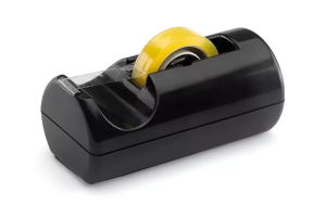 DISPENSADOR DE FITA PEQUENO PRETO