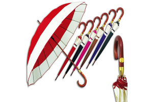 GUARDA CHUVA 2 FORROS 16 ASPAS REF-216A