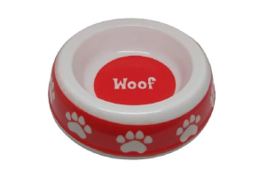 COMEDOURO PET MELAMINA 18X4,5CM 500ML REF-198871