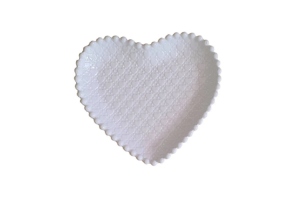 TIJELA DE CERAMICA CORAÇAO 20,5CM REF-192519