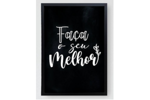 QUADRO EM TECIDO COM CHASSI EM MADEIRA 26X37CM REF-QDB065 REF-0033787