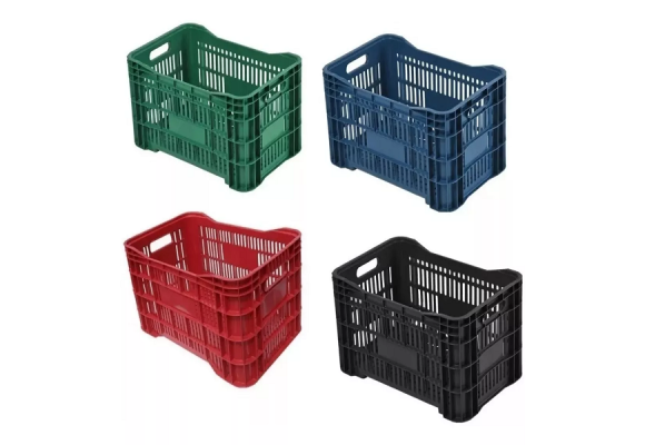 CAIXA DE VERDURA CORES DIVERSAS 31 LITROS RECICLADA REF-20