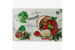 TABUA DE VIDRO 30X20X0,4CM REF-3017