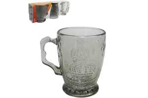 CANECA DE VIDRO C/3 220ML 10X7CM REF-20191