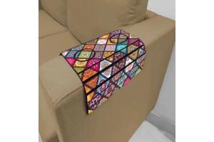 PORTA COPOS C/BASE ESTAMPADO 38X29CM REF-PTC007