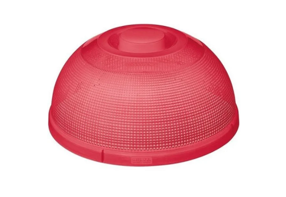 TAMPA PARA BOLO GRANDE VERMELHO 31CM REF-06201
