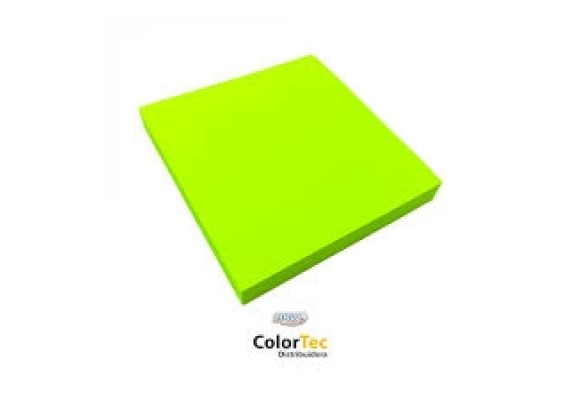 BLOCO DE ANOTAÇÕES BRW VERDE 76X76mm COM 100 FOLHAS