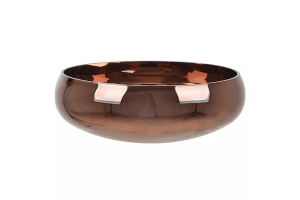 VASO DE VIDRO (BACIA) BRONZE REF-49354-195