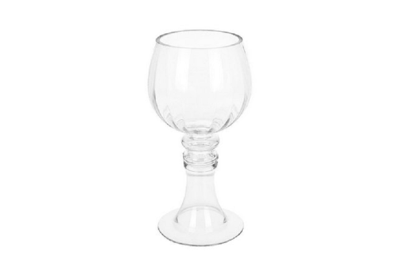 VASO DE VIDRO DECOR COM PE TRANSPARENTE REF-47347-311