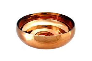 VASO DE VIDRO DECOR (BACIA) COBRE REF-41031-149