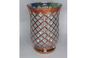 V VIDRO TIPO CASTICAL DOURADO REF-41399-152