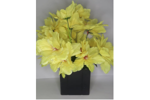 VASO FLOR DE MADEIRA PRA DECORACAO REF-023