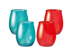JOGO DE 4 COPOS LISO NEON REF-109117401