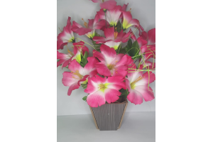 VASO FLOR DE MADEIRA PRA DECORACAO 50CM REF-036