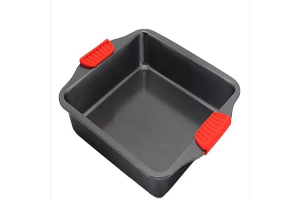 ASSADEIRA ANTI ADERENTE COM PEGADOR DE SILICONE 42X29CM REF-13026